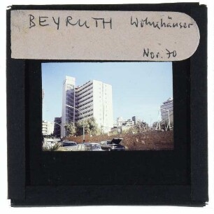 Beirut, unbekannte Wohnhäsuer