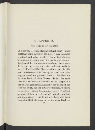 Chapter IX The history of Kashmir