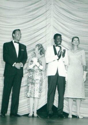 IFF 1963. Lex Barker, Lisa Mann, Sidney Poitier, Francesca Jarvis