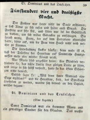 Fünfhundert vier und dreißigste Nacht
