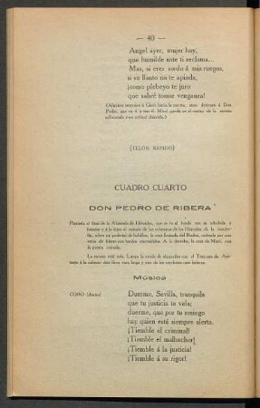 Cuadro cuarto - Don Pedro de Ribera