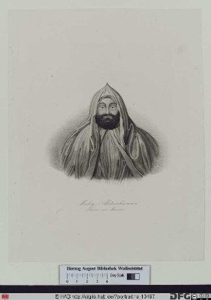 Bildnis Abd ar-Rahman, Sultan von Marokko (reg. 1822-59)