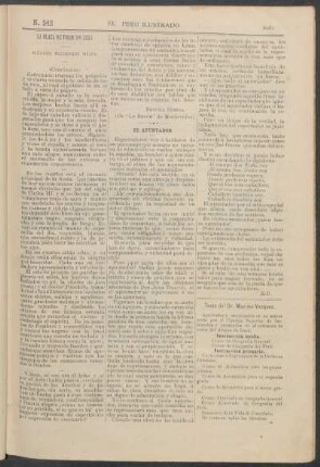 La Plaza de Toros de Lima. (Conclusión) : Algunos recuerdos viejos.
