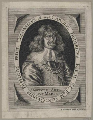 Bildnis des Carolvs Fridericvs Reich