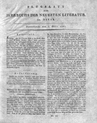 1801-03-07 : 32. Stück