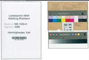 Entnazifizierung Karl Homrighausen , geb. 07.04.1880 ()