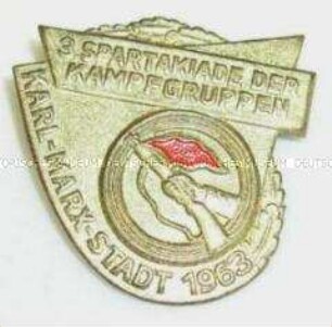 Kampfgruppen der Arbeiterklasse, 3. Spartakiade in Karl-Marx-Stadt