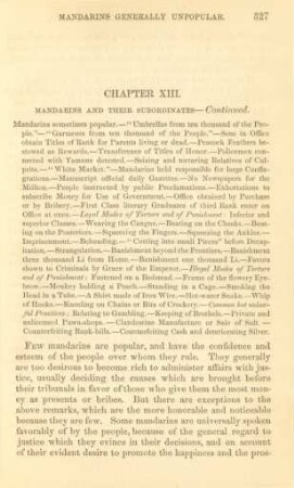 Chapter XIII. Mandarins and their subordinates - continued
