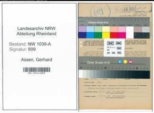Entnazifizierung Gerhard Assen , geb. 14.05.1915 (Angestellter)