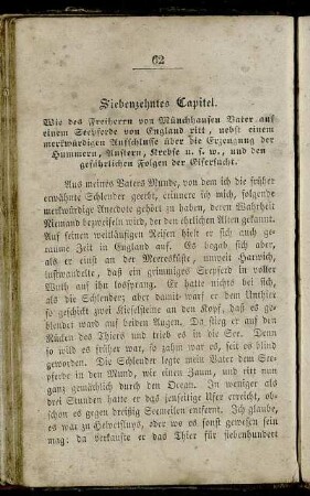 Siebenzehntes Capitel