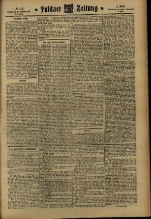 Zweite Ausgabe vom Dienstag, den 29. November 1910.