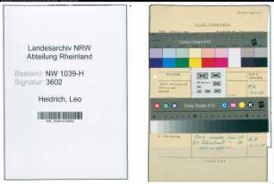 Entnazifizierung Leo Heidrich , geb. 25.11.1894 (Lehrer)