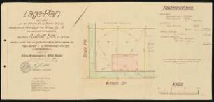 Garten Eick, Berlin-Grünau: Lageplan Vermessungskarte 1:250