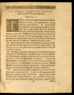 Ad Theses Sequentes Respondebit Daniel Winckler Nimicenus.