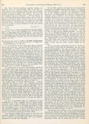 849-851 [Rezension] Meinhold, Peter, Goethe zur Geschichte des Christentums