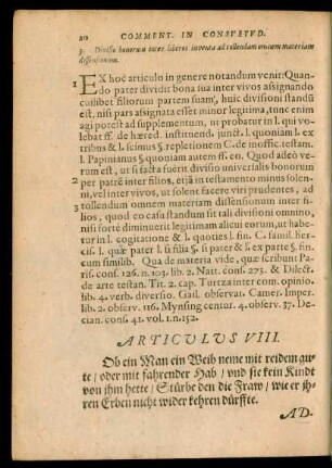 Articulus VIII.