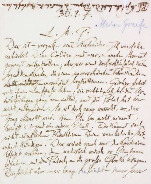 Brief an Julius Meier-Graefe