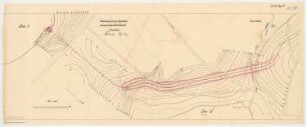 Wassereinlauf mit Werkkanal Monatskonkurrenz Februar 1913: Lageplan 1:1000; Maßstabsleiste