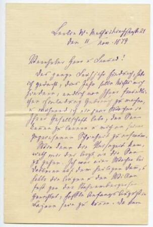 Korrespondenz von Fanny Lewald an Eduard von Hallberger