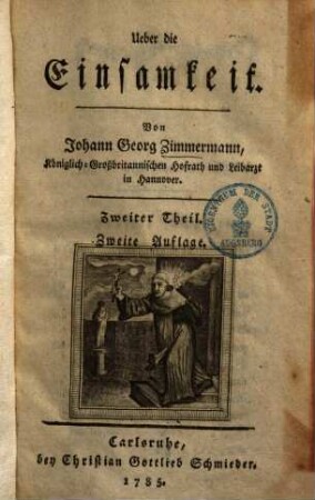 Ueber die Einsamkeit, 2