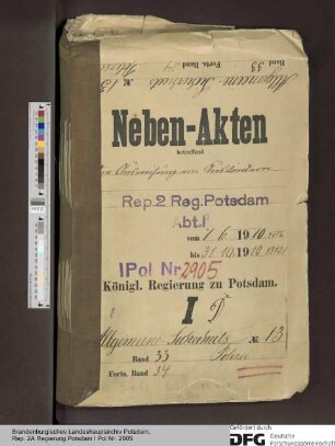 Überwachung demagogischer Bestrebungen, Landesverweisungen, Ausweisung von Ausländern