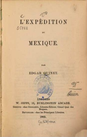 L' expédition du Mexique