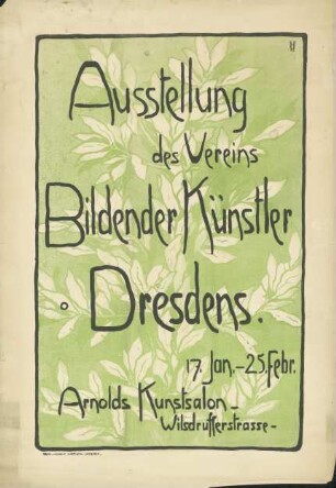 Ausstellung des Vereins Bildender Künstler Dresdens