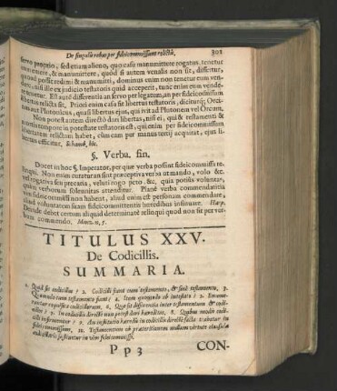 Titulus XXV. De codicillis.