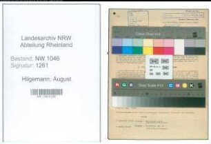 Entnazifizierung August Hilgemann , geb. 24.05.1894 (Lehrer)