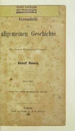 Teil 1: [Teil 1]