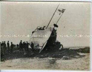 Gestrandetes Kaiserliches Schiff