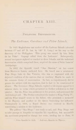 Chapter XIII. Philippine dependencies. The Ladrones, Carolines and Pelew Islands