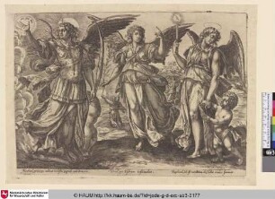[Michael, Uriel und Raphael und der kleine Tobias; Michael, Uriel and Raphael with the Young Tobias]