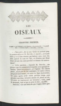 Les oiseaux