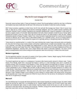 Why the EU must reengage with Turkey