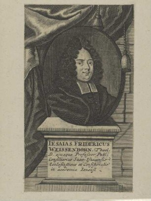 Bildnis des Iesaias Fridericus Weissenborn