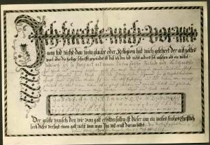 Schriftprobe 1801, Stadtmuseum