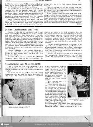 Meine Lieferanten und ich!