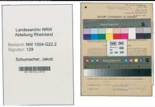 Entnazifizierung Jakob Schumacher , geb. 30.04.1903 (Arbeiter)