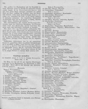 Catalogo metodico dei Mammiferi europei/ di Carlo L. Principe Bonaparte. - Milano. - 1845