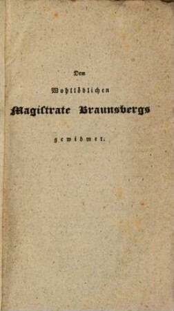 Braunsberg in den ersten Decennien des 17. Jahrhunderts : Eine Rede zur Feier des Geburtstages Sr. Maj. Friedrich Wilhelms III. am 3.8.37 gehalten