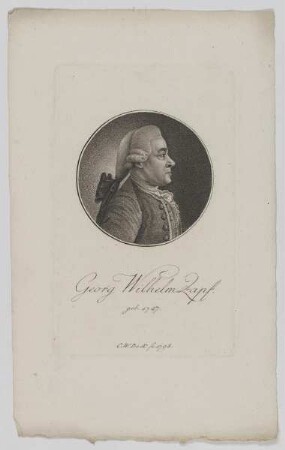 Bildnis des Georg Wilhelm Zapf
