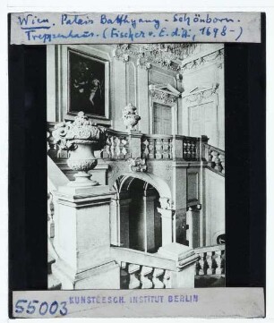 Wien, Palais Schönborn-Batthyány : Innenansicht, Treppenhaus