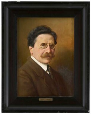 Porträt des Mundartdichters August Ganther