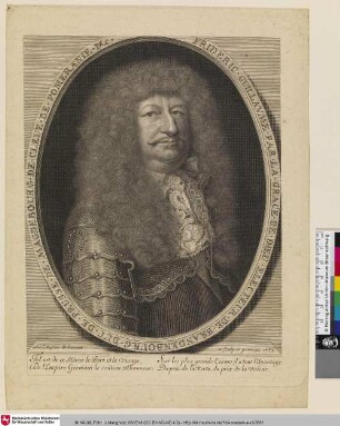 FRIEDERIC. GUILLAVME. PAR. LA. GRACE. DE DIEU. ELECTEUR. DE BRANDENBOURG. DUC. DE. PRUSSE. DE MAGDEBOURG. DE POMERANIE. &c.
