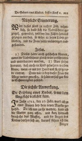 Die sechste Anmerkung. - Die zehnte Anmerkung.