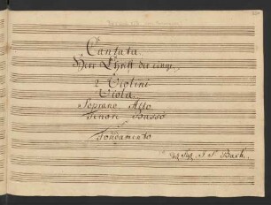 Herr Christ der ein'ge Gottes Sohn; V (3), Coro, orch; TWV 1:732; BWV Anh.3:156
