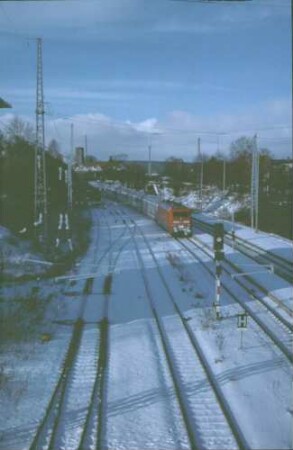 Belzig Lok Baureihe 101 Durchfahrt IC