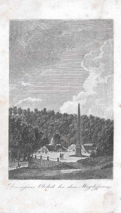 Abb.: Der eiserne Obelisk bei dem Mägdesprung