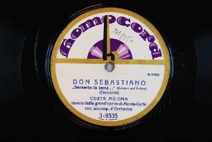 Don Sebastiano "Derserto in terra..." (Einsam auf Erden) / (Donizetti)